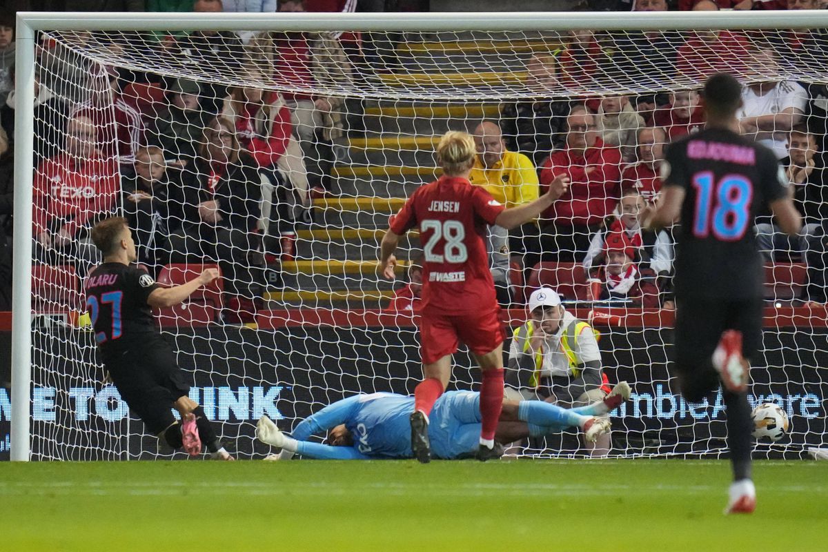 Planul lui Aberdeen pentru meciul retur cu FCSB