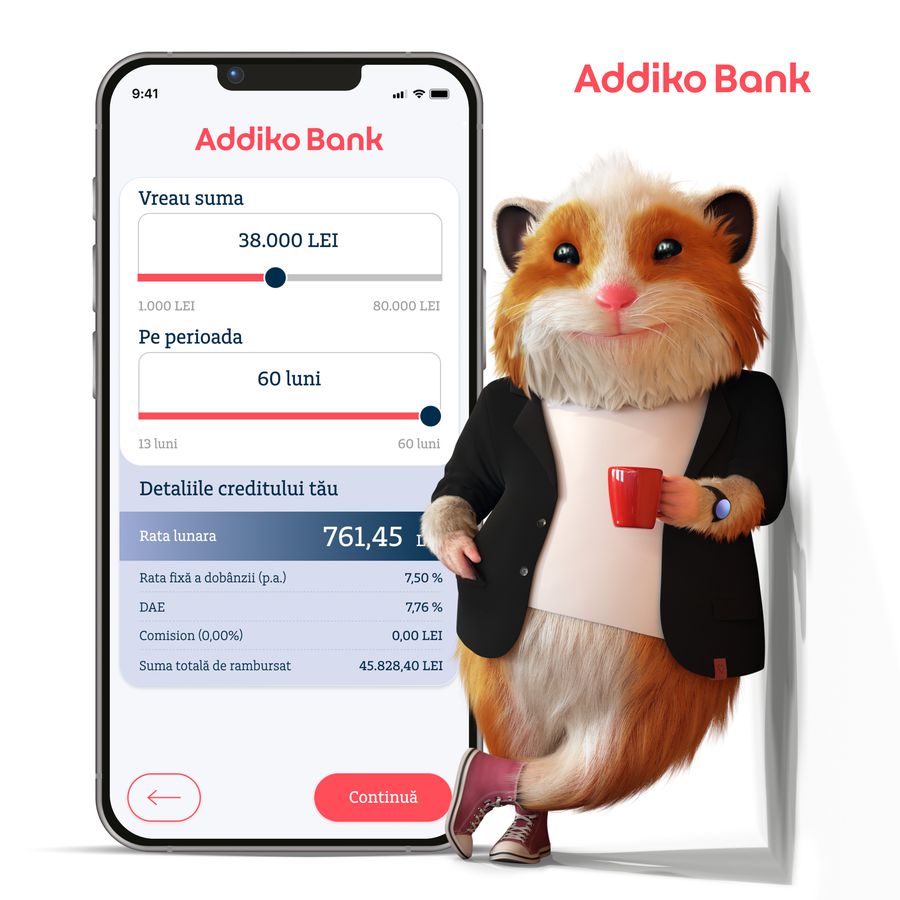 Addiko Bank intră pe piața competitivă a bankingului digital din România cu credite disponibile exclusiv prin aplicație