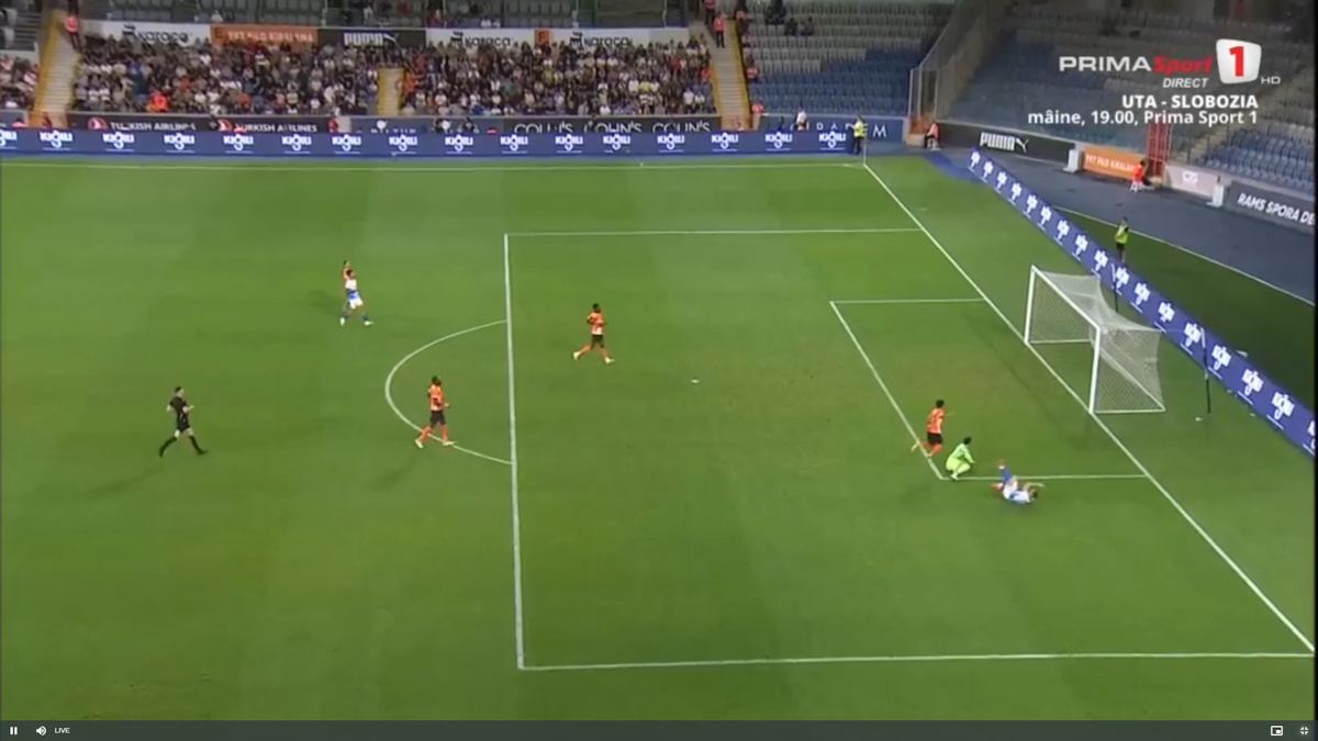 Golul lui Mora din Basaksehir - Universitatea Craiova