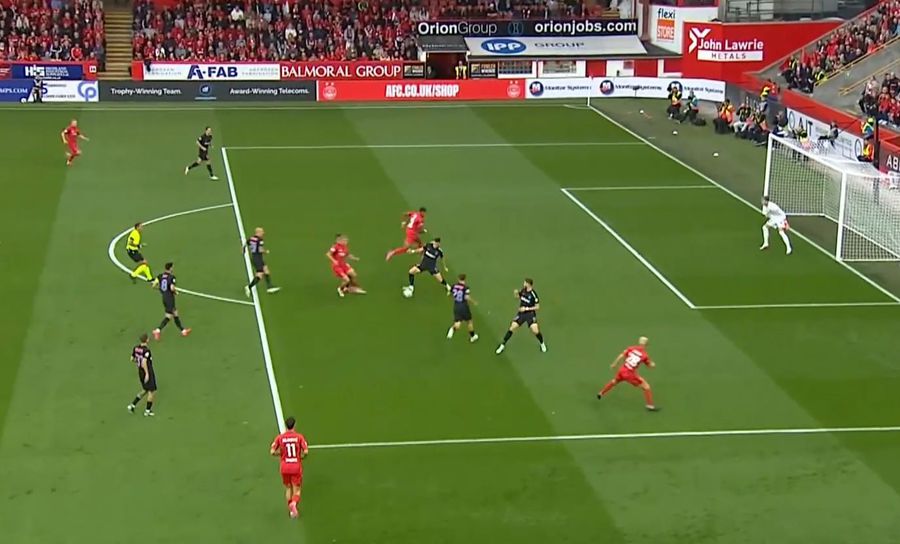 Aberdeen - FCSB 2-2 » „Braveheart” Bîrligea n-a fost de ajuns! În inferioritate numerică, FCSB primește două goluri de la Aberdeen » Dar se vede grupa de Europa League: scor de CALIFICARE!