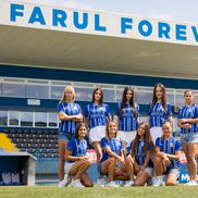 Campioanele României de la Farul, ședință foto alături de trei campioane la concursurile de miss. Foto: Farul Constanța & Instagram