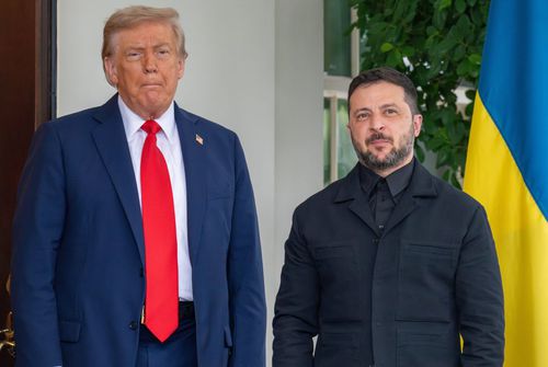 Volodimir Zelenski, în timpul vizitei de la Casa Albă / Sursă foto: Imago Images