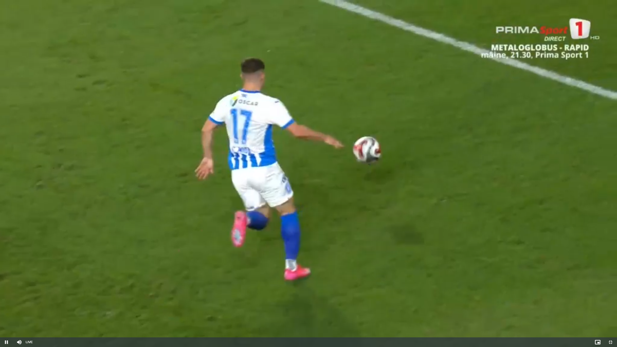 Fază-școală din aut! Așa a marcat Craiova golul 2 cu Basaksehir, în play-off-ul de Conference League