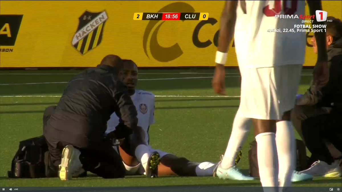 Repriză de coșmar pentru CFR Cluj: 4 goluri încasate și un titular accidentat