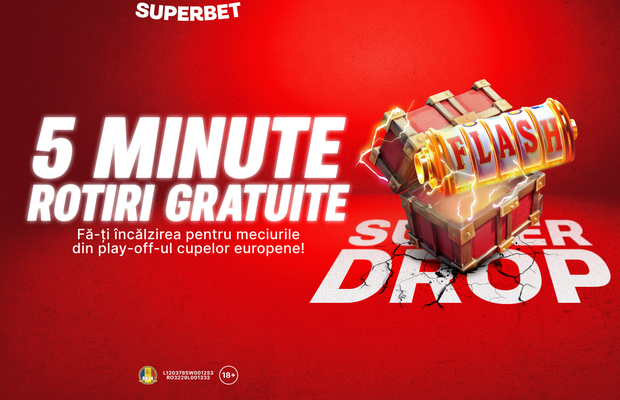 Oferta verii: Rotiri Gratuite câte poți lua! Doar joi, doar pe Superbet