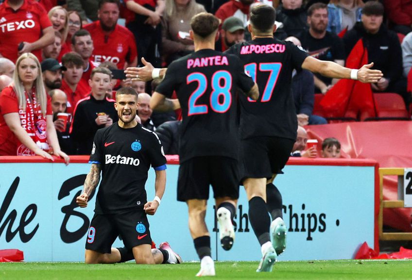 Bîrligea, gol la Aberdeen / FOTO: GettyImages