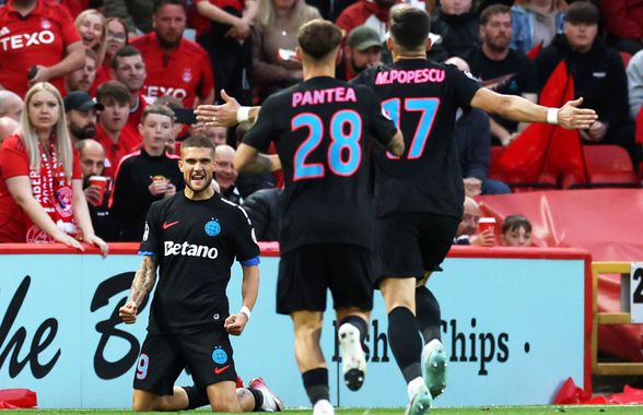 Aberdeen - FCSB 2-2 » „Braveheart” Bîrligea n-a fost de ajuns! În inferioritate numerică, FCSB primește două goluri de la Aberdeen » Dar se vede grupa de Europa League: scor de CALIFICARE!