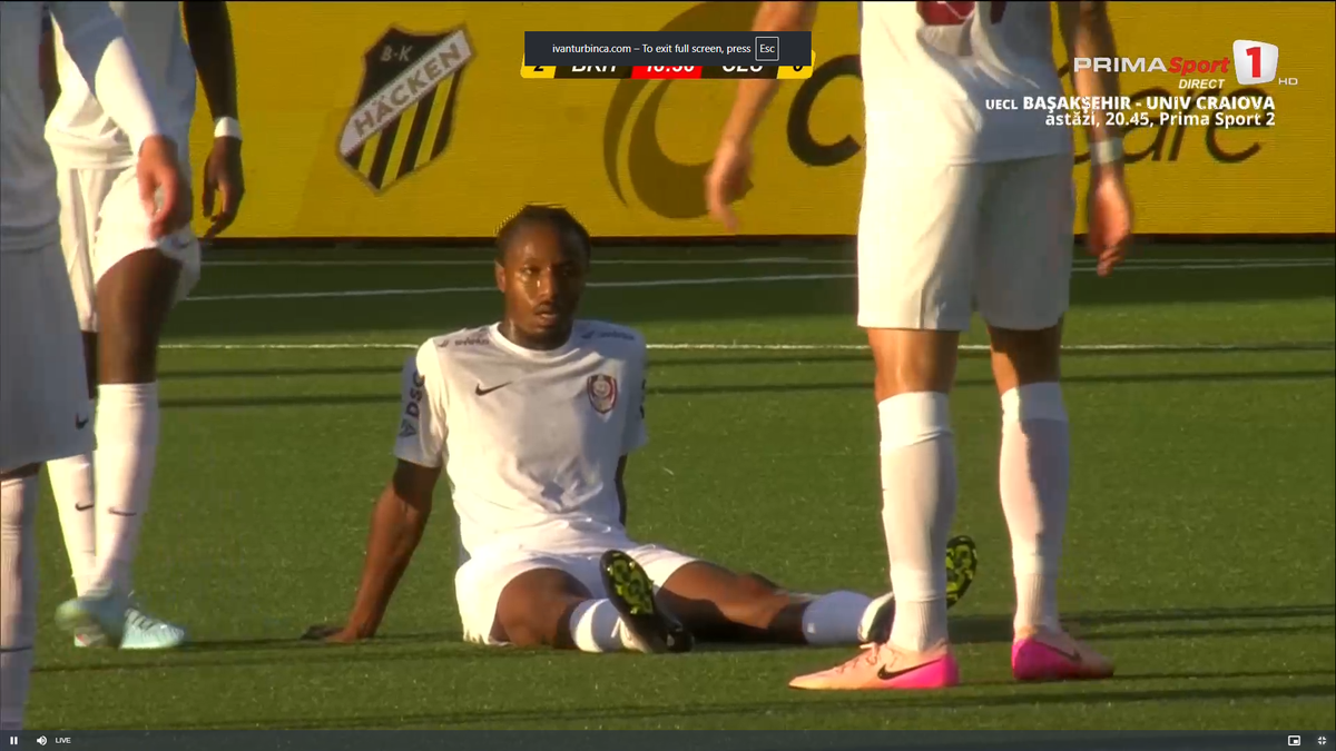 Repriză de coșmar pentru CFR Cluj: 4 goluri încasate și un titular accidentat