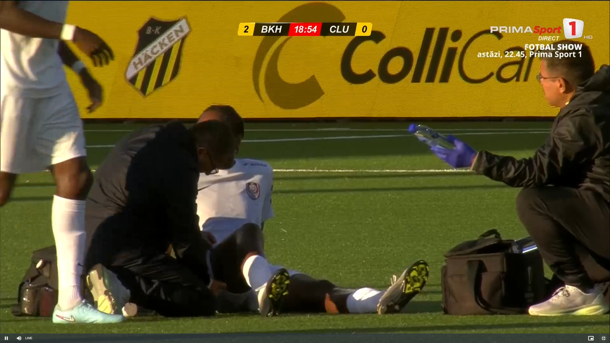 Tidiane Keita s-a accidentat în Hacken - CFR Cluj