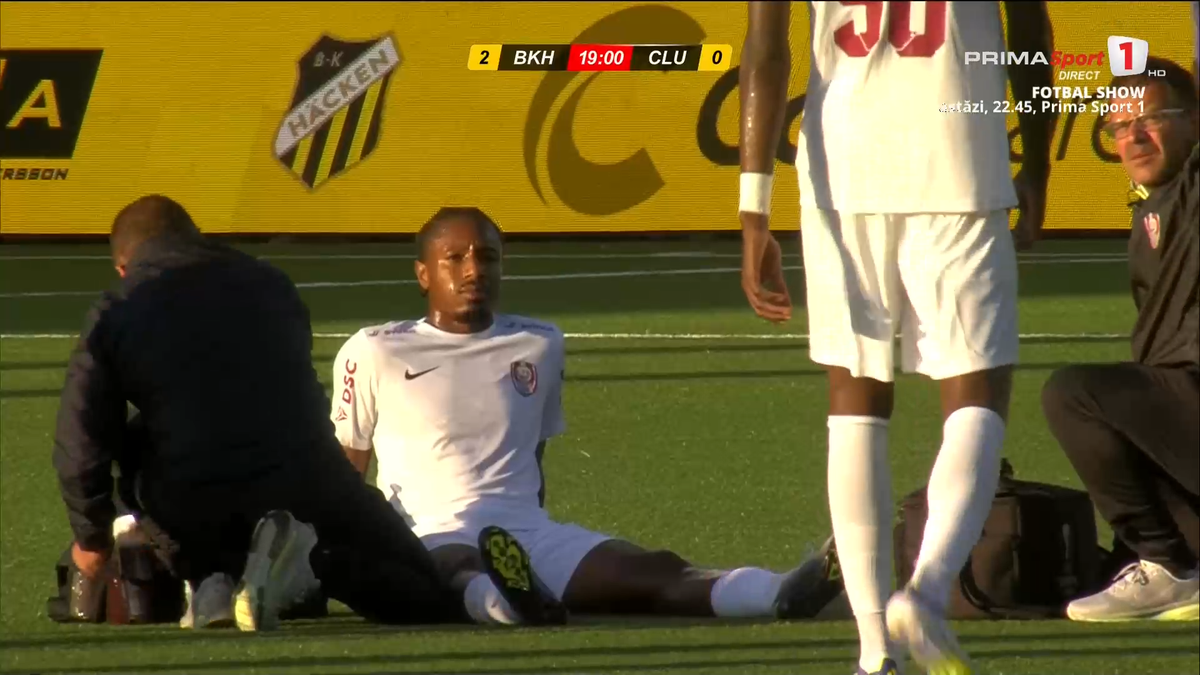 Repriză de coșmar pentru CFR Cluj: 4 goluri încasate și un titular accidentat