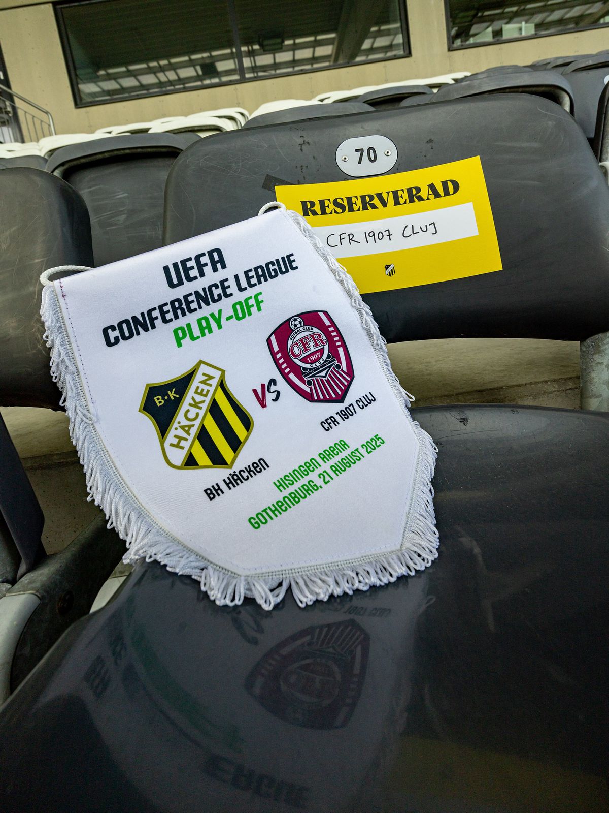 Hacken - CFR Cluj, imagini înaintea partidei din play-off-ul Conference League