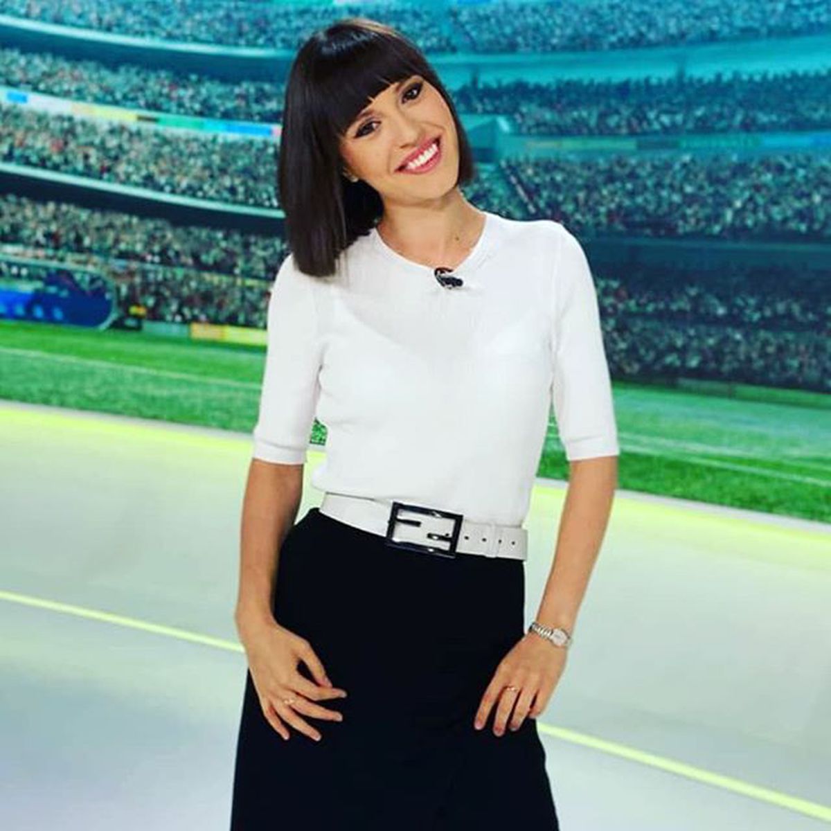 GALERIE FOTO „Transfer” la știrile din sport! Roxana, noua apariție spectaculoasă de la TV