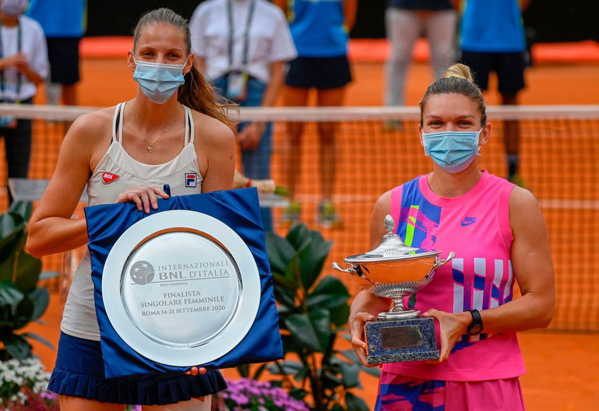SIMONA HALEP, CAMPIOANĂ LA ROMA. Cum afectează pandemia premiul încasat de Halep: de două ori mai puțini bani decât în 2019!