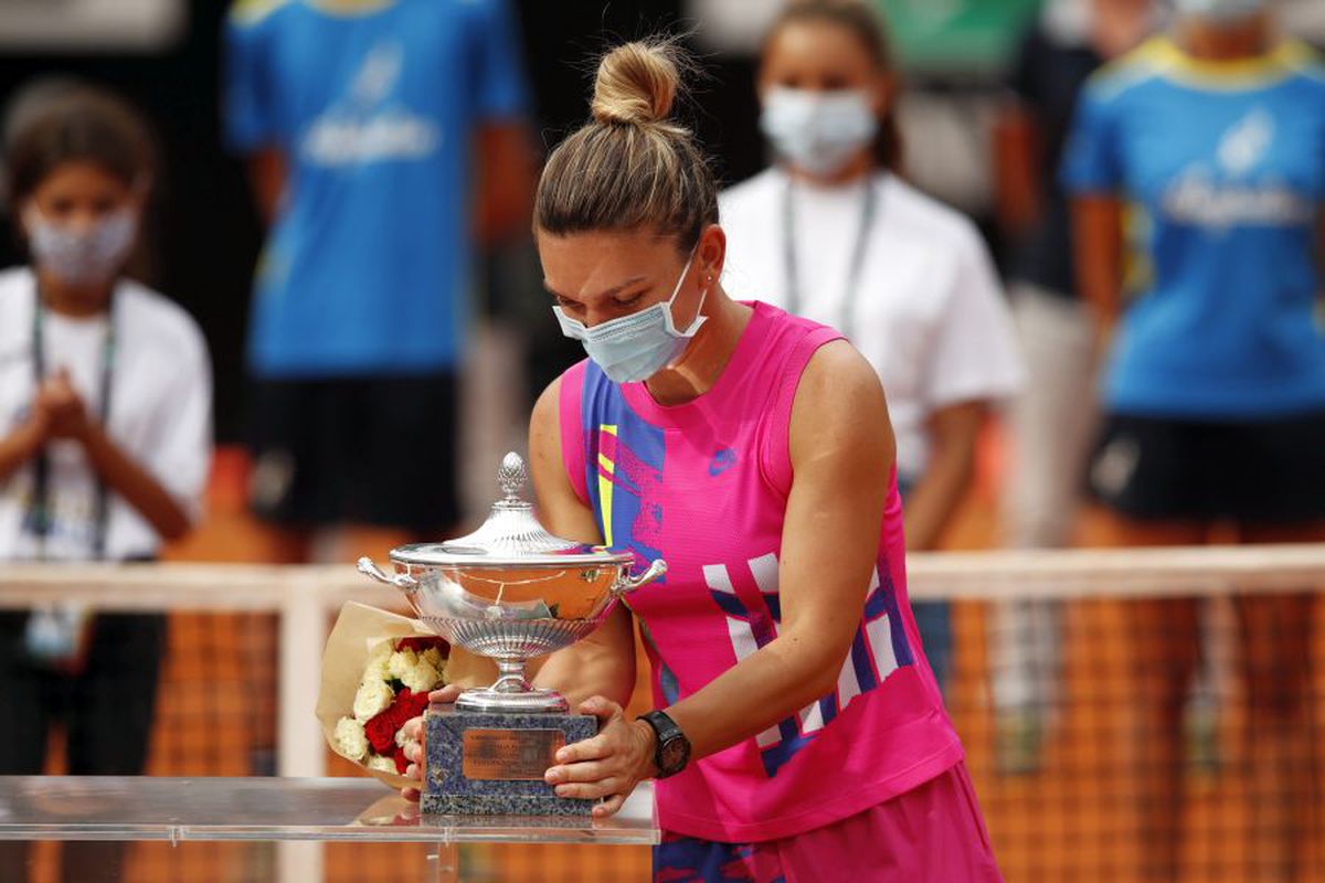 SIMONA HALEP, CAMPIOANĂ LA ROMA. Cum afectează pandemia premiul încasat de Halep: de două ori mai puțini bani decât în 2019!