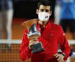 Novak Djokovic s-a impus la Roma. foto: Guliver/Getty Images