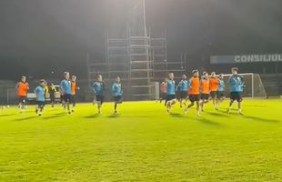 Ce s-a întâmplat la antrenamentul oficial, înainte de CS Hunedoara - FCSB » Imagini exclusive