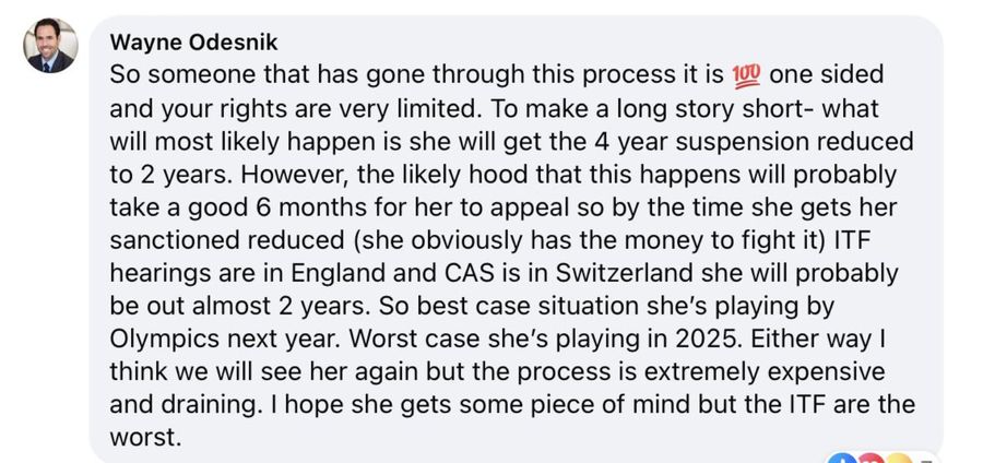 Mesajul scris de Wayne Odesnik Jucătorul suspendat 15 ani pentru dopaj știe ce o așteaptă pe Simona Halep: „Ăsta e cel mai fericit scenariu, dar sper că va avea parte de liniște”