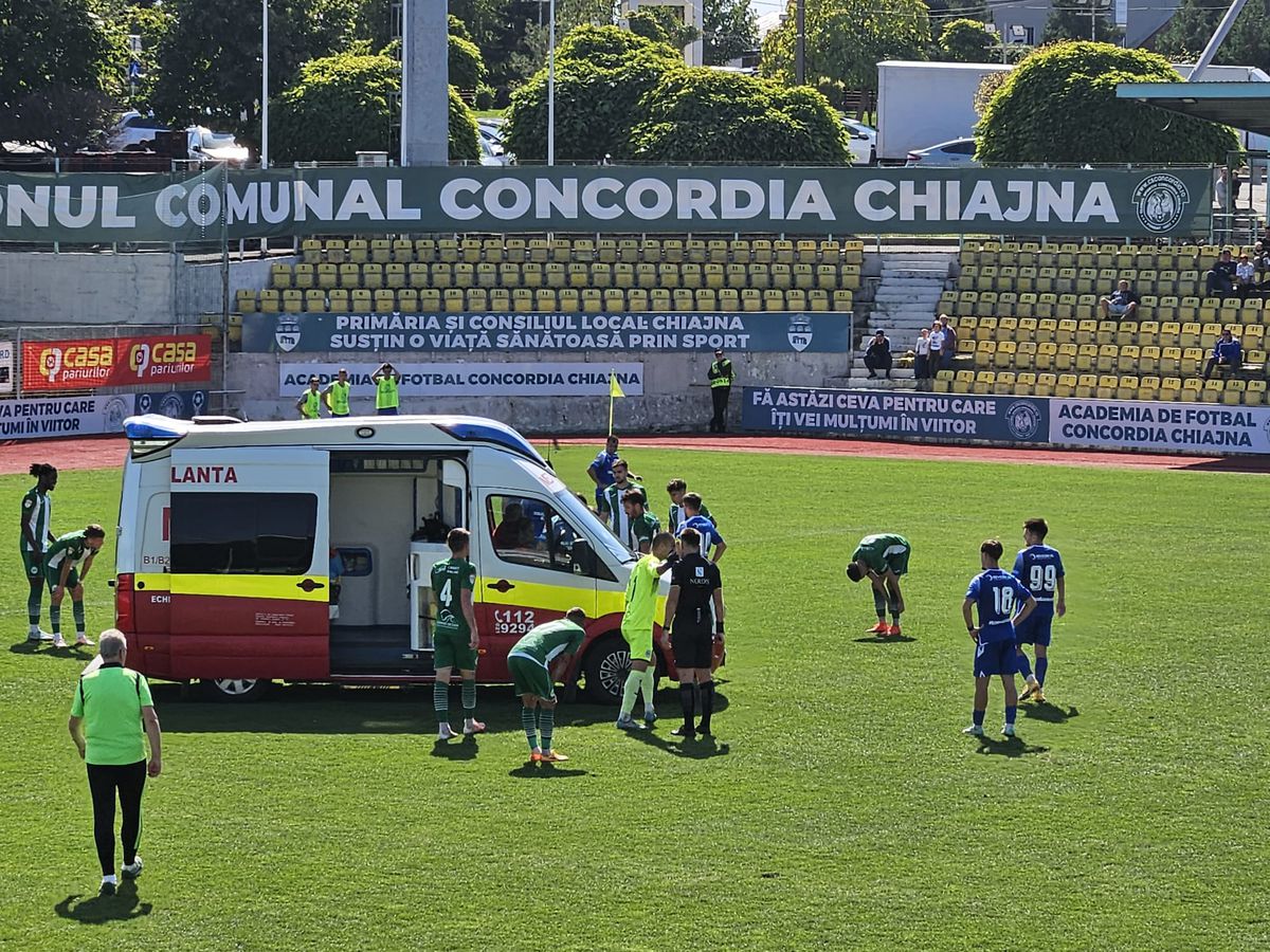 Momente de panică la Chiajna - Metalul Buzău