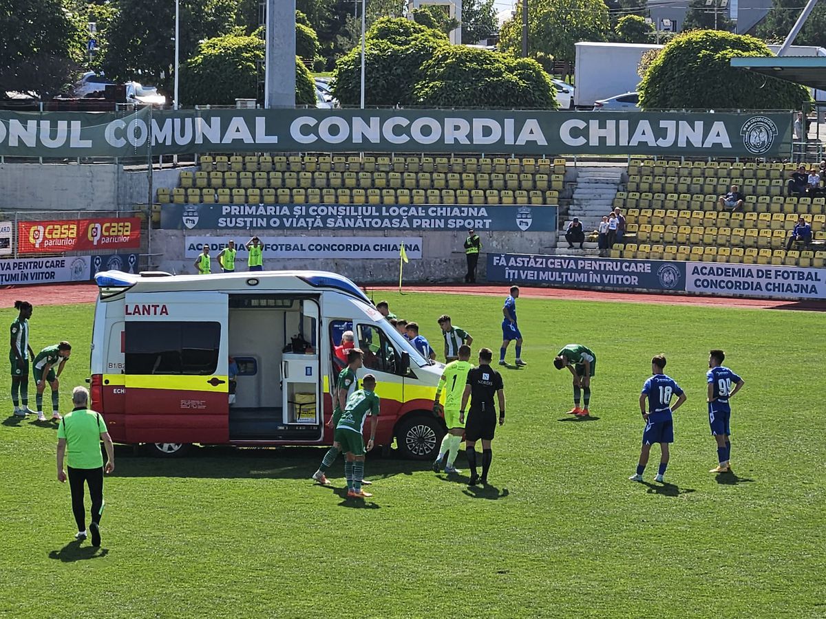 Momente de panică la Chiajna - Metalul Buzău