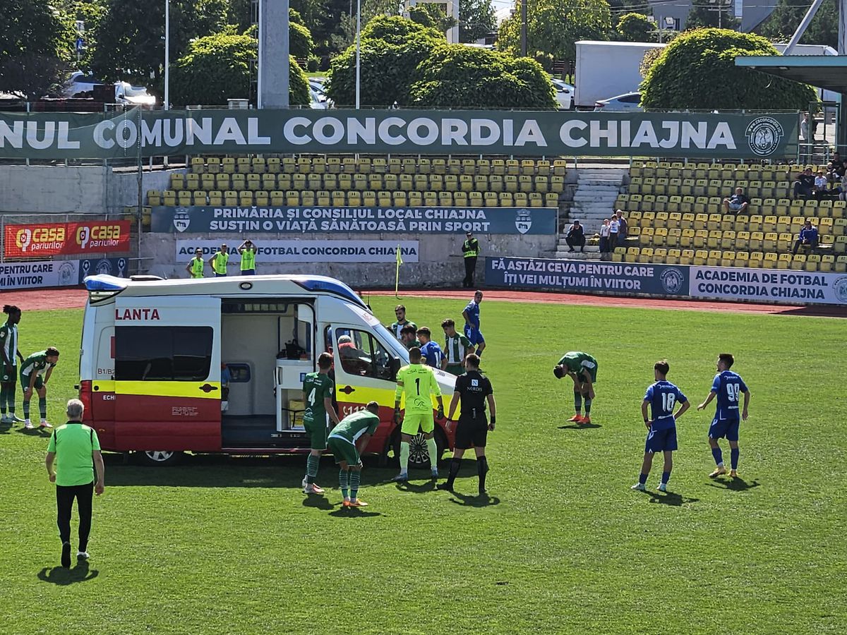 Momente de panică la Chiajna - Metalul Buzău