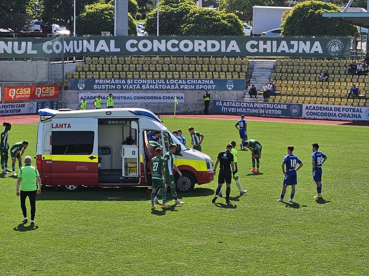 Momente de panică la Chiajna - Metalul Buzău