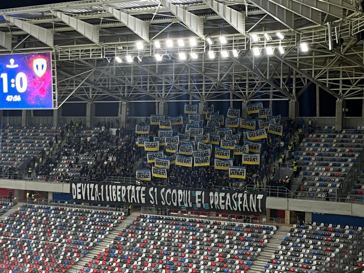 Scandal în peluză la FCSB - Petrolul » Gaze și scandări