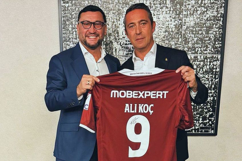 Viorel Moldovan, 52 de ani, președintele clubului Rapid, se află în Istanbul pentru a urmări derby-ul dintre Fenerbahce și Galatasaray