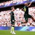 Bryan Mbeumo a înscris în minutul 1 al meciului cu Tottenham // foto: Guliver/gettyimages