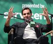 Roger Federer, în discuție cu Andy Roddick/Foto: Laver Cup