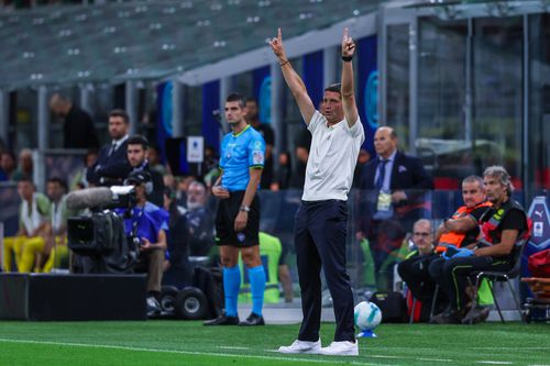Inter - Sassuolo 2-1 » A doua victorie obținută de Cristi Chivu în acest sezon de Serie A // FOTO: Imago Images