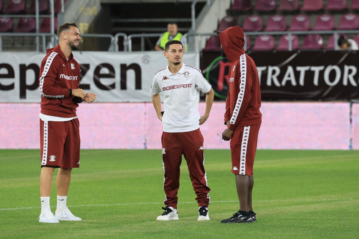 Imagini înainte de Rapid - Hermannstadt