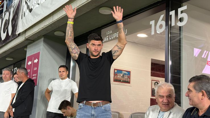 Cristian Săpunaru, în Giulești pentru Rapid - Hermannstadt // foto: Ionuț Iordache (GSP)