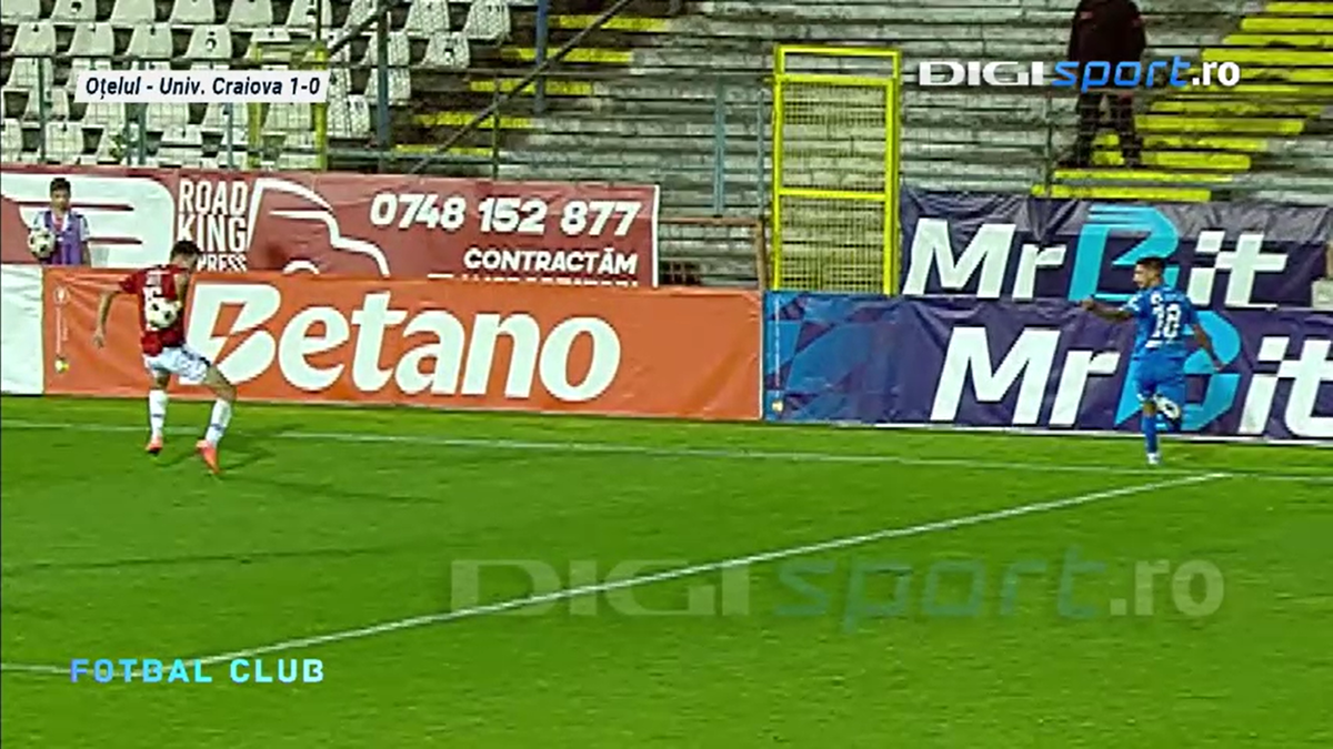 Penalty cerut de Craiova la meciul cu Oțelul