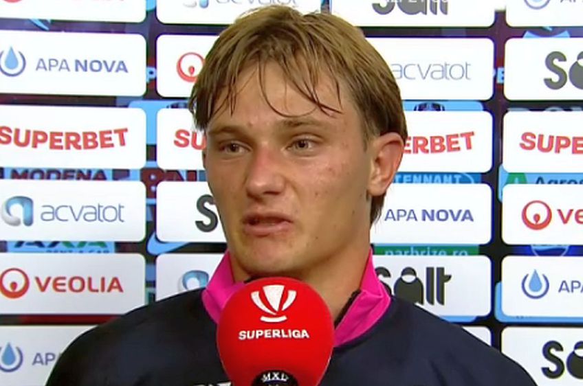 Lorenzo Biliboc, primul gol pentru CFR Cluj