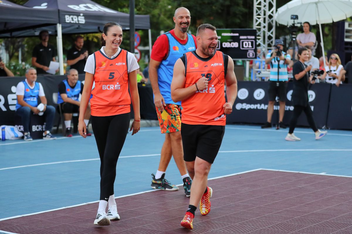 „Arnold” Stelea vs. „Săgeată” Niculae » Spectacol inedit pe terenul de baschet la Sport Arena Streetball