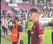 Scandal la Rapid! Dobre a intrat în conflict cu o parte din suporteri. FOTO: captură @DB-sport.ro