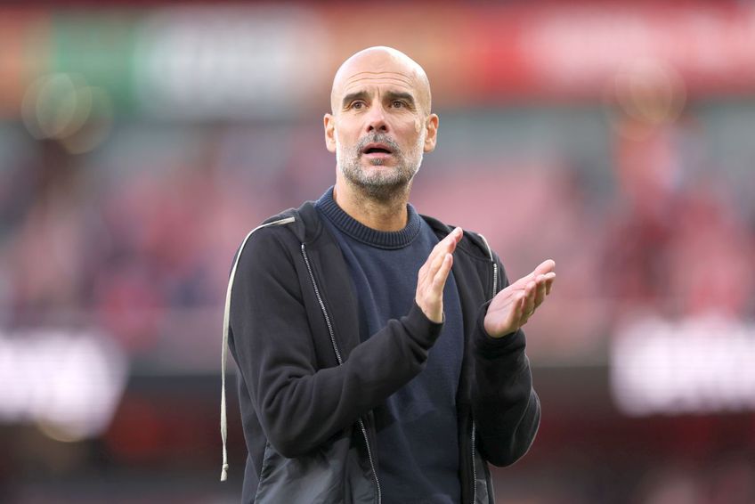 Pep Guardiola, managerul lui Manchester City. FOTO: Getty Images