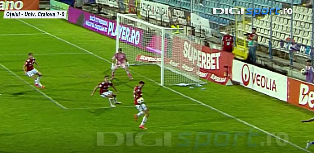 Penalty cerut de Craiova la meciul cu Oțelul