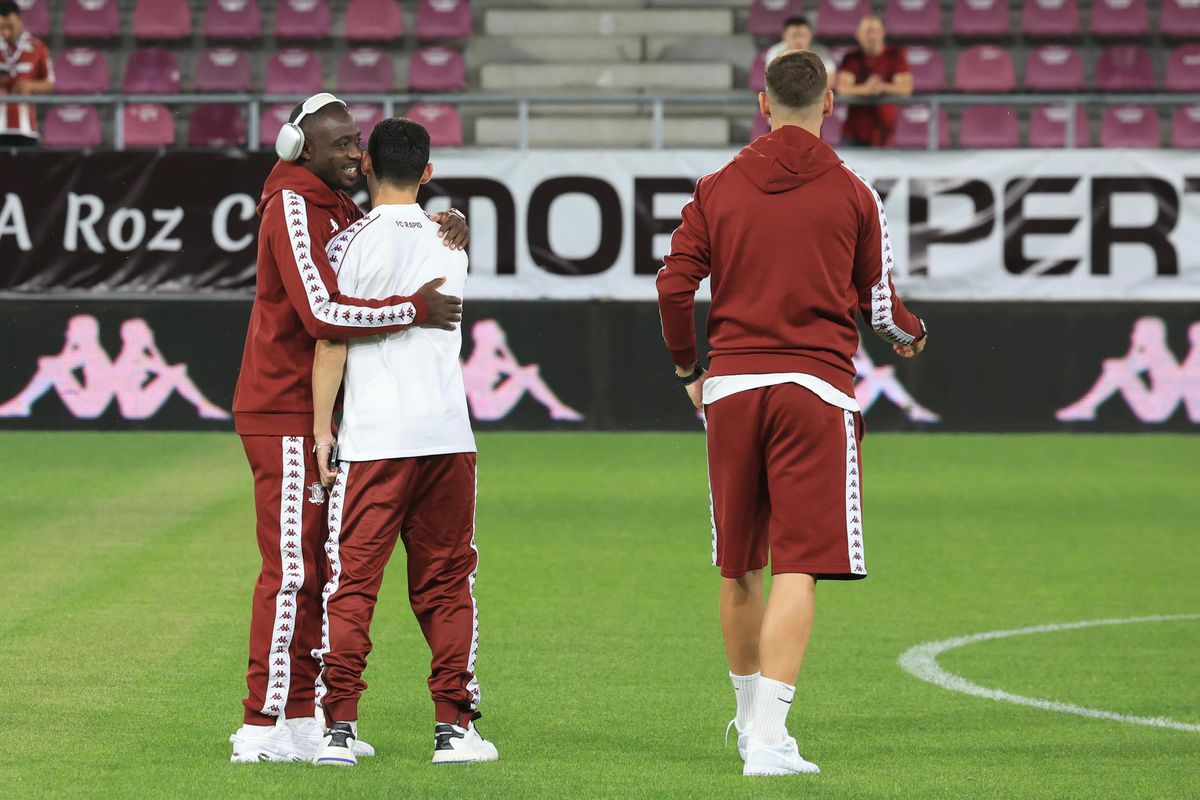 Imagini înainte de Rapid - Hermannstadt