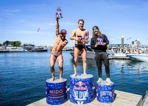 Cătălin Preda, locul al 2-lea în etapa de la Boston din Red Bull Cliff Diving » Constantin Popovici, pe podium la finalul sezonului