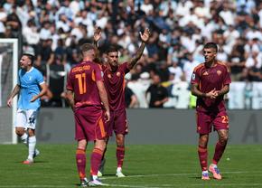 AS Roma a câștigat la limită „Derby della Capitale” » Două eliminări într-un final încins