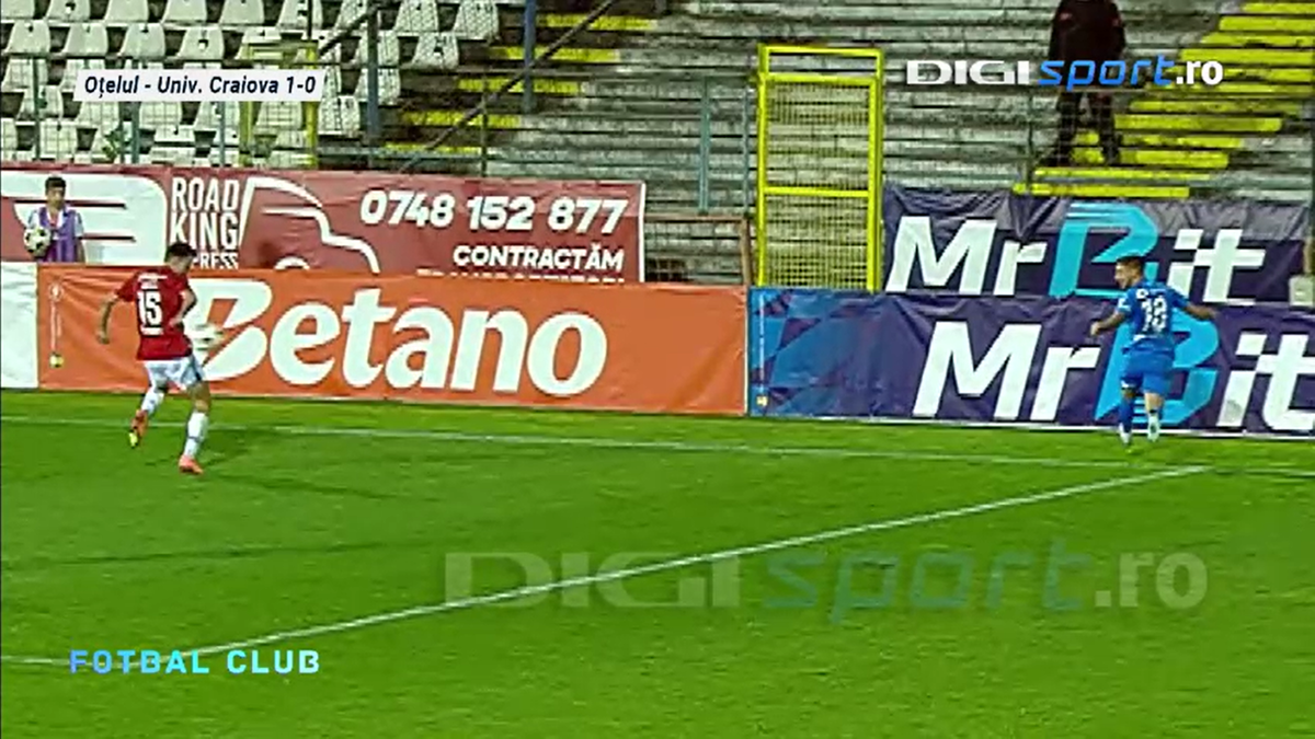 Penalty cerut de Craiova la meciul cu Oțelul