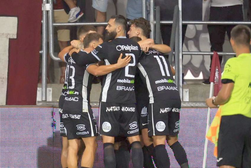 Sergiu Buș a înscris un gol superb în Rapid - Hermannstadt. FOTO: Ionuț Iordache