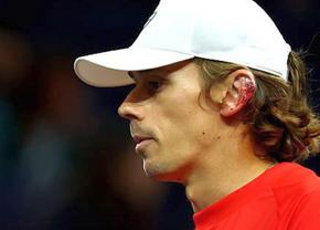 Alex De Minaur și-a provocat o rană urâtă la Laver Cup