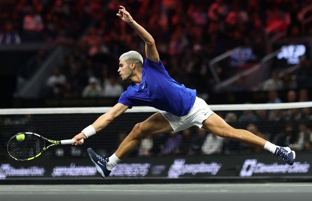 Echipa Lumii, revenire impresionantă în ziua a 2-a a Laver Cup » Carlos Alcaraz, învins clar sub privirile lui Roger Federer și Stephen Curry