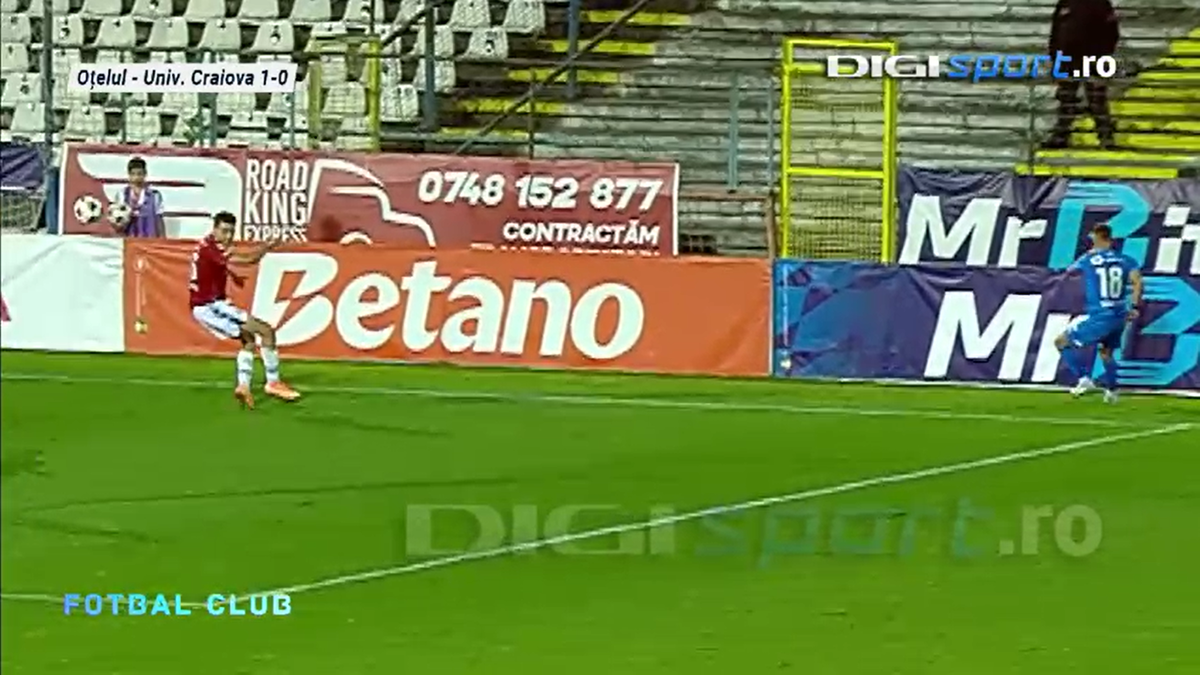 Penalty cerut de Craiova la meciul cu Oțelul