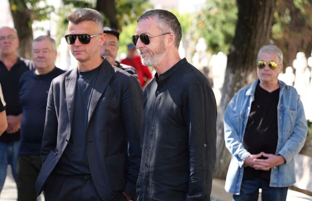 Multe nume din lumea fotbalului la înmormântarea lui Florin Marin