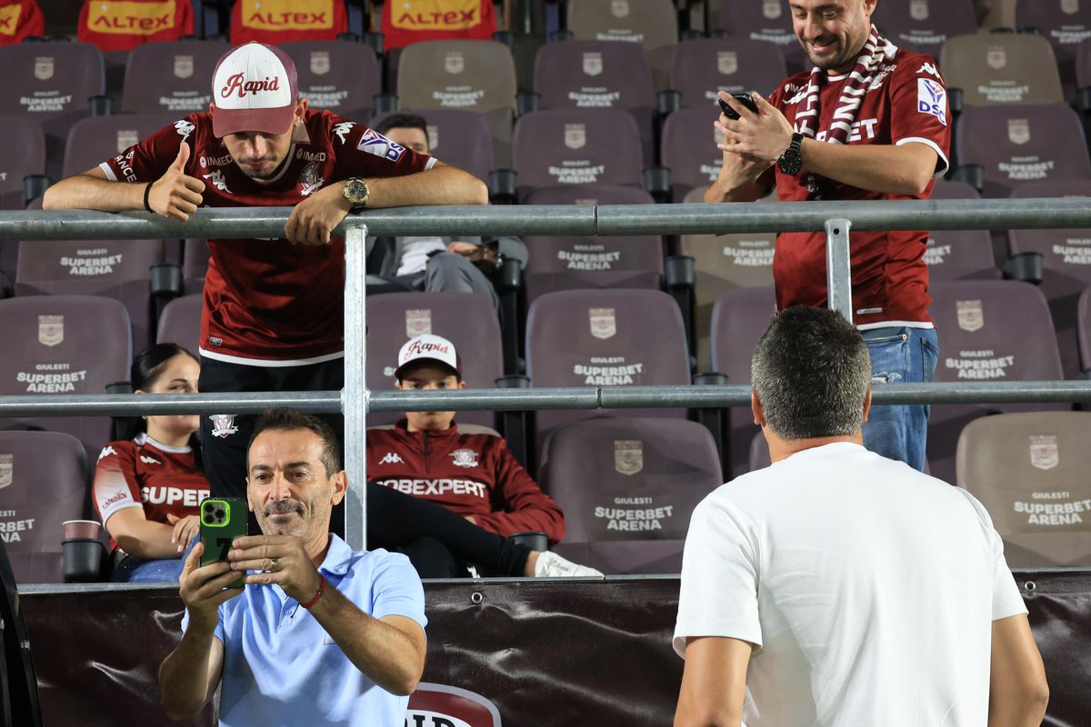 Imagini înainte de Rapid - Hermannstadt