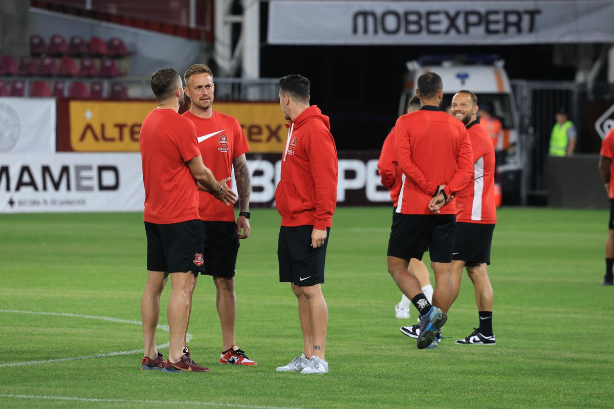 Imagini înainte de Rapid - Hermannstadt