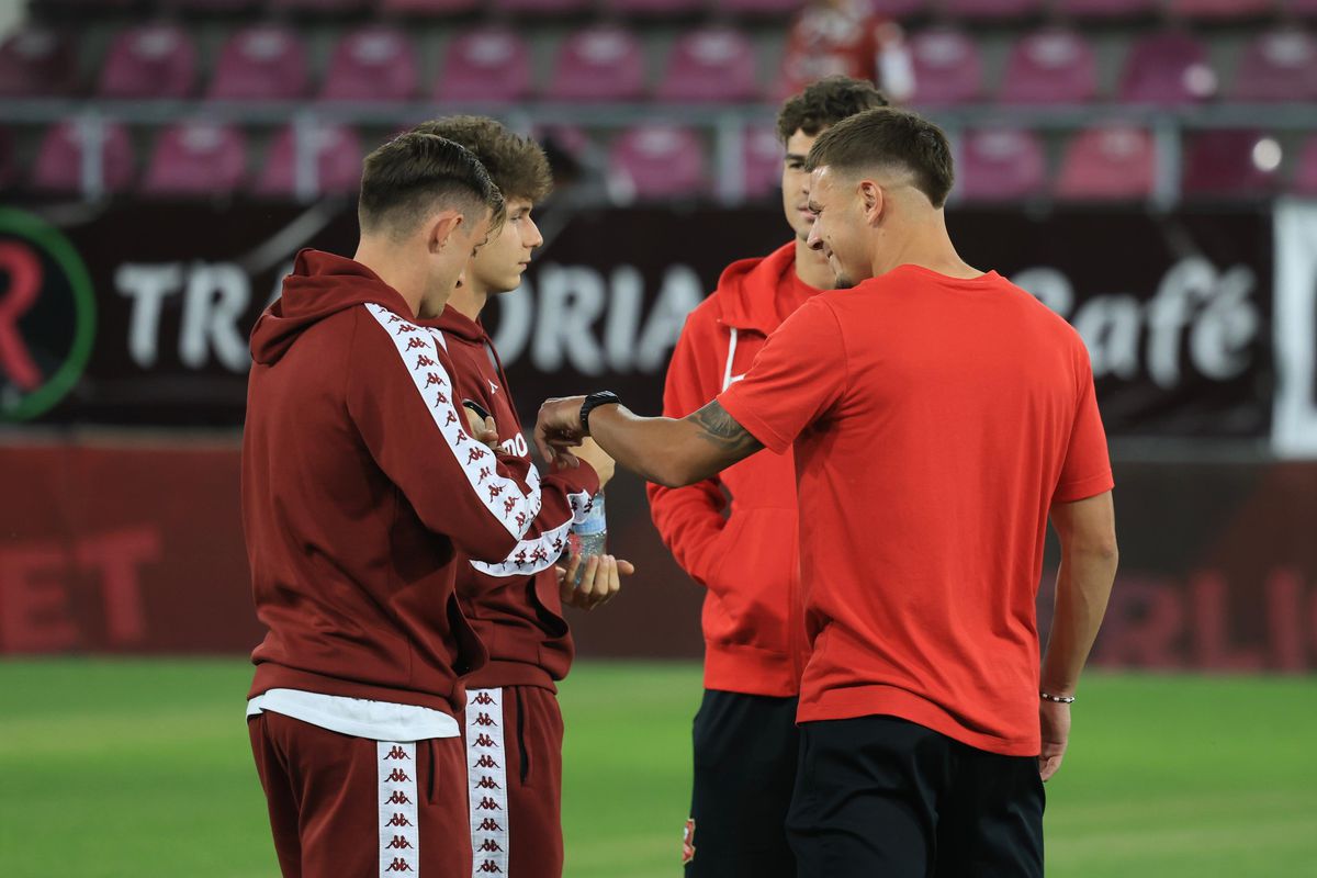 Imagini înainte de Rapid - Hermannstadt